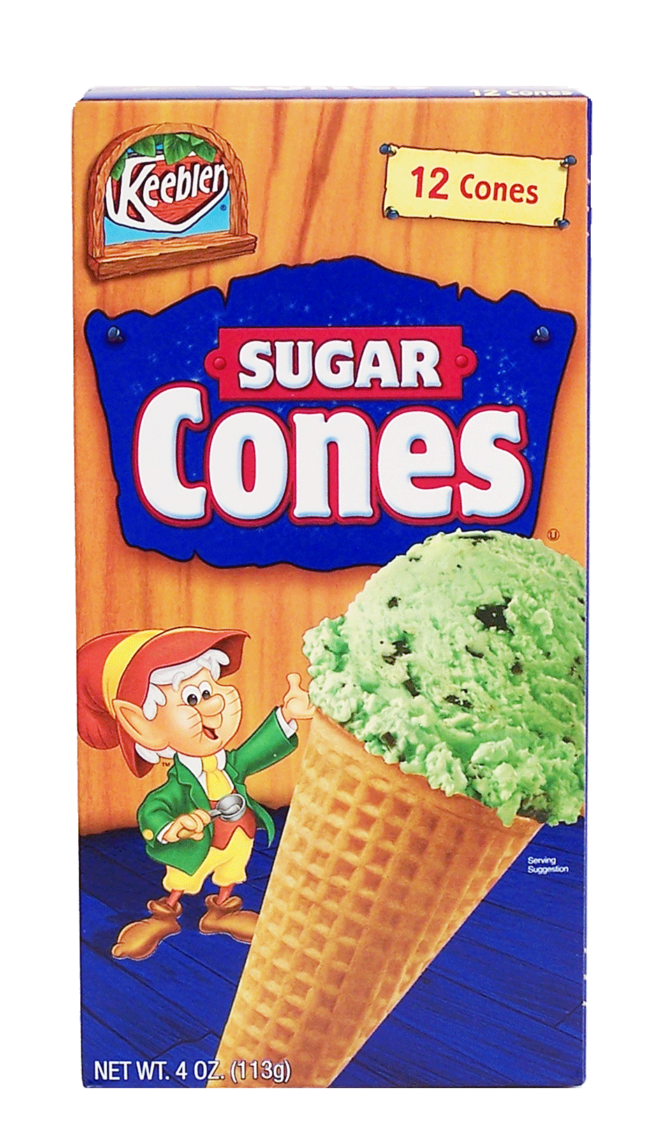 Keebler  sugar ice cream cones 12-count Full-Size Picture